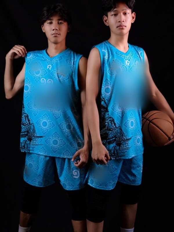 Custom sublimated basketball jerseys and shorts